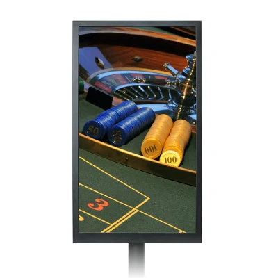 Monitor LCD da pavimento bifacciale da 27