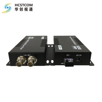 Convertitore extender video in fibra ottica SDI 12g 10 km con modulo LC SFP