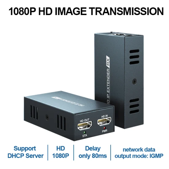 Vendita calda Extender HDMI 120m 150m CAT6 1080P 60Hz Ritardo 80ms Extender HDMI su IP